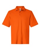 Core365 Men's Resolve CVC Performance Pique Polo CE106 CAMPUS ORANGE Pocket