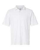 Core365 Men's Tall Resolve CVC Performance Pique Polo CE106T WHITE Pocket