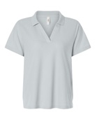 Core365 Women's Resolve CVC Performance Pique Polo CE106W PLATINUM Pocket