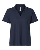 Core365 Women's Resolve CVC Performance Pique Polo CE106W CLASSIC NAVY Pocket