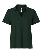 Core365 Women's Resolve CVC Performance Pique Polo CE106W FOREST Pocket