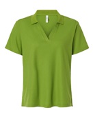 Core365 Women's Resolve CVC Performance Pique Polo CE106W ACID GREEN Pocket