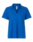 Core365 Women's Resolve CVC Performance Pique Polo CE106W TRUE ROYAL Pocket