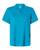Core365 Women's Nova Performance Pique Polo CE108W ELECTRIC BLUE Pocket