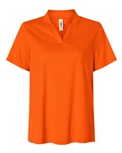 Core365 Women's Nova Performance Pique Polo CE108W CAMPUS ORANGE Pocket