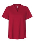 Core365 Women's Nova Performance Pique Polo CE108W CLASSIC RED Pocket