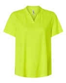 Core365 Women's Nova Performance Pique Polo CE108W SAFETY YELLOW Pocket