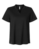 Core365 Women's Nova Performance Pique Polo CE108W BLACK Pocket