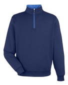 Fairway & Greene Men's Caves Tech Quarter-Zip Pullover C11512 MARINE Pocket