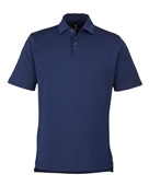 Fairway & Greene Men's USA Made Tournament Solid Tech Polo F31534 MARINE Pocket
