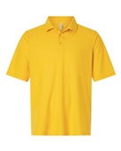 Harriton Men's Maverick CVC Pique Polo M105 SUNRAY YELLOW Pocket