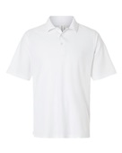 Harriton Men's Tall Maverick Cvc Pique Polo M105T WHITE Pocket