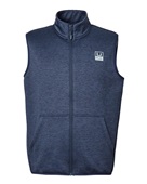 Huk Men's Coldfront+ Vest H130099 NAVAL ACADEMY HEATHER Pocket