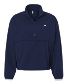 Adidas Women's Go-To Quarter-Zip Jacket A1012 COLLEGIATE NAVY Pocket