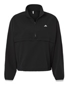 Adidas Women's Go-To Quarter-Zip Jacket A1012 BLACK Pocket