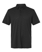 Adidas Men's Ultimate365 Jacquard Polo A2014 CARBON/ BLACK Pocket