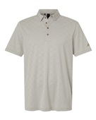 Adidas Men's Ultimate365 Jacquard Polo A2014 PUTTY BEIGE/ WHITE Pocket