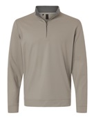 Adidas Men's Ultimate365 Classic Quarter-Zip Pullover A2017 PUTTY BEIGE Pocket