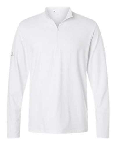 Adidas Men's Textured Stripe Quarter-Zip Pullover A708 | Epic Sports