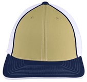 Pacific Headwear 404M Trucker PacFlex Mesh Baseball Caps VEGAS/WHITE/NAVY Front