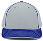 Pacific Headwear 404M Trucker PacFlex Mesh Baseball Caps SILVER/ROYAL Front
