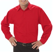 Blue Generation LS Fine Line Peached Twill Shirts RED Pocket