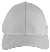 Richardson 185 Twill R-Flex Ball Caps (SOLID) WHITE Front