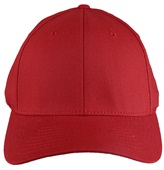 Richardson 185 Twill R-Flex Ball Caps (SOLID) RED Front