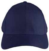 Richardson 185 Twill R-Flex Ball Caps (SOLID) NAVY Front
