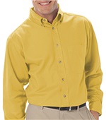 Blue Generation Men's LS Cotton Twill Shirts MAIZE Pocket