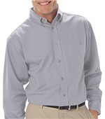 Blue Generation Men's LS Cotton Twill Shirts GREY Pocket