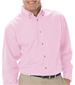 Blue Generation Men's LS Cotton Twill Shirts PINK Pocket