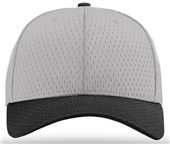 Richardson 414 Pro Mesh Adjustable Baseball Caps GREY /BLACK (COMBO) Front