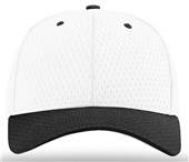 Richardson 414 Pro Mesh Adjustable Baseball Caps WHITE/BLACK (COMBO) Front