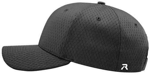 Richardson 414 Pro Mesh Adjustable Baseball Caps BLACK (SOLID) Left