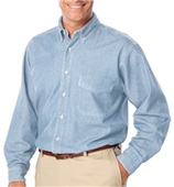 Blue Generation LS Premium Cotton Denim Shirts FADED BLUE Pocket