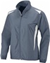 Womens Full Zip, Front Pockets, Open Bottom Jacket GRAPHITE/WHITE Pocket