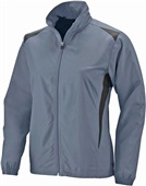  Womens Full Zip, Front Pockets, Open Bottom Jacket GRAPHITE/BLACK Pocket