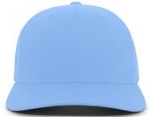 Pacific Headwear 302C Cotton-Poly Hook-And-Loop Adjustable Cap COLUMBIA BLUE Front