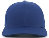 Pacific Headwear 302C Cotton-Poly Hook-And-Loop Adjustable Cap ROYAL Front