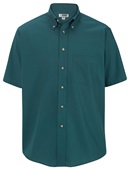 Edwards Mens Easy Care Poplin Shirts 1230 044 TEAL Pocket