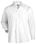 Edwards Mens LS Cafe Broadcloth Shirt 1290 000 WHITE Pocket