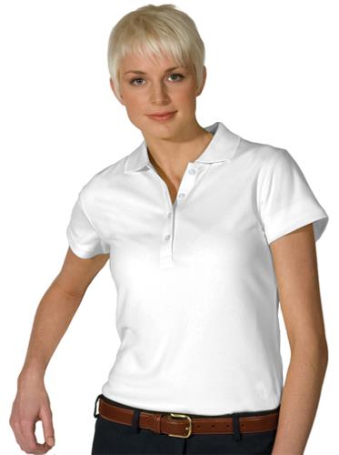 Edwards Womens Hi-Performance Mesh Polo Shirts 000 WHITE 