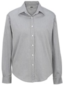 Edwards Womens Pinpoint Oxford Shirt 5975 009 DARK GREY Pocket
