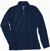 Charles River Womens Freeport Microfleece Pullover 5870 NAVY Pocket