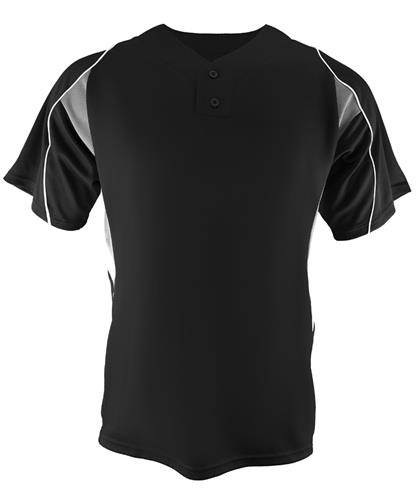 Alleson 529 2-Button eXtreme Henley Baseball Jerseys | Epic