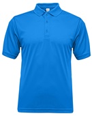 Baw Men's Short Sleeve Xtreme-Tek Polo Shirt COL. BLUE Pocket