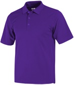 Baw Youth Short Sleeve Xtreme-Tek Polo Shirts PURPLE Pocket