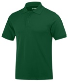Baw Youth/Toddler Short Sleeve Everyday Polo Shirt DARK GREEN Pocket