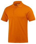 Baw Youth/Toddler Short Sleeve Everyday Polo Shirt ORANGE Pocket